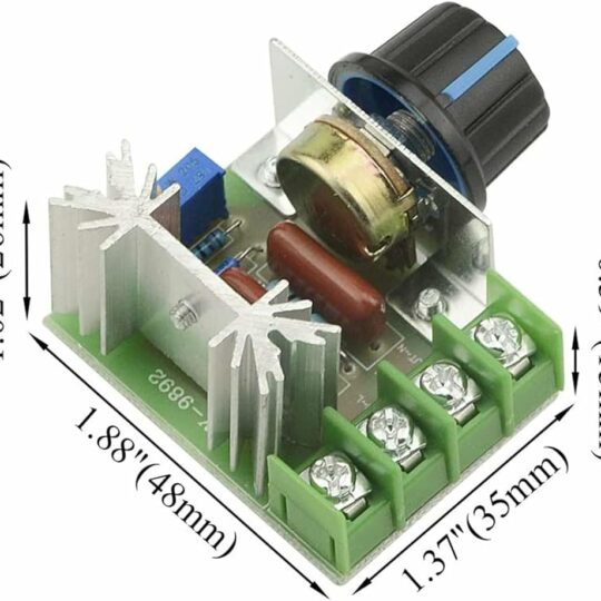 2000W AC50-220V SCR High-power Electronic Voltage Regulator Module
