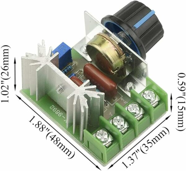 2000W AC50-220V SCR High-power Electronic Voltage Regulator Module
