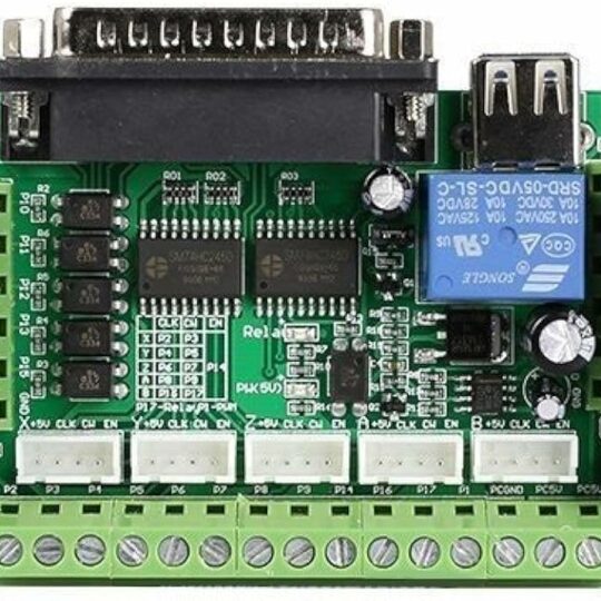5 Axis CNC Interface Adapter Breakout Board Stepper Motor