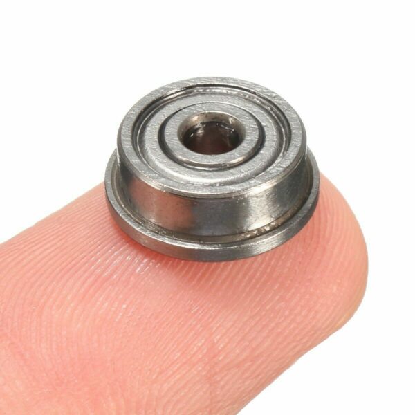 F623ZZ Mini Metal Double Shielded Flanged Ball Bearings For 3D printer