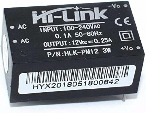 Hi-link HLK-PM12 AC-DC 220V to 12V 3W Buck Step Down Power Supply Module