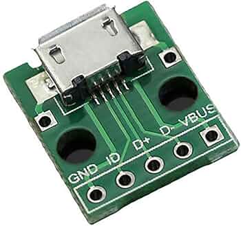 Micro USB Breakout Board Power Charging Converter Module MICRO USB to DIP Adapter 5pin Female Connector B Type PCB Converter