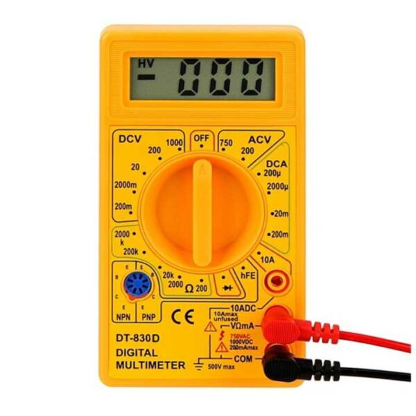 DT830D - Pocket Size Digital Multimeter - Multipurpose Electric meter