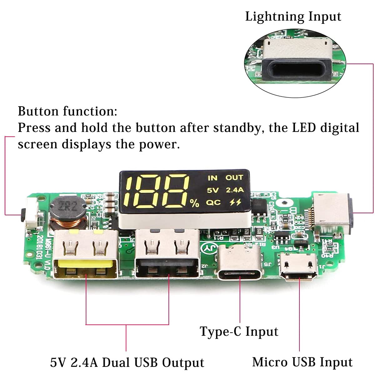 Module d’Alimentation Boost 18650