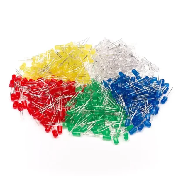 Kit 100 Diode LED 5mm Light Assorti DIY LED